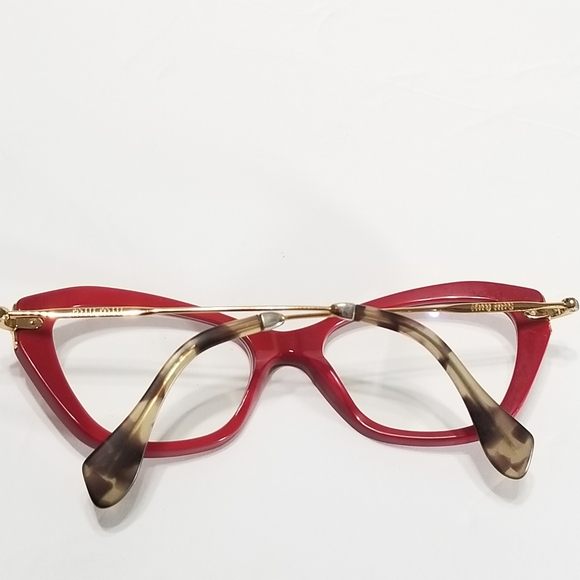 Gorgeous Miu Miu Red Eyeglasses Frames - Picture 15 of 16